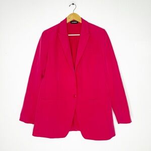 Express Womens Hot Pink Blazer Jacket – Size Medium